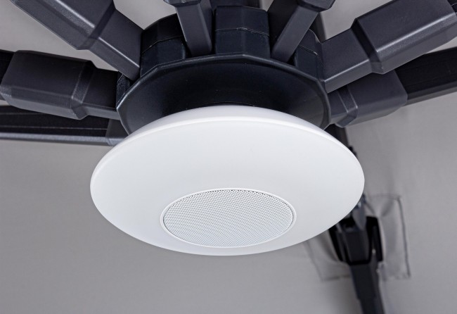 Lampada Speaker con LED per ombrellone iperbriko