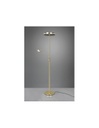 Lampada Terra Touch Dimmer Led Con Spot Da Lettura Franklin Ottone Satinato Trio Lighting