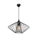 Lampada a sospensione Arona ASZ1360 filo metallico nero EFFEZ