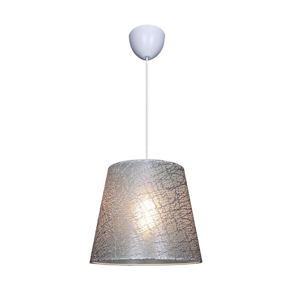 Lampada a sospensione Conic ASZ0777 in tessuto grigio EFFEZ