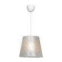 Lampada a sospensione Conic ASZ0778 in tessuto beige