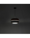 Lampada a sospensione Idra in metallo rosa e grigio STS