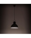 Lampada a sospensione Kande in metallo nero STS