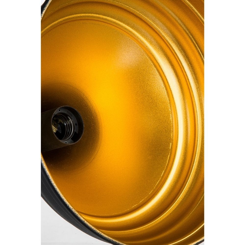Lampada a sospensione Leda ASZ1338 in metallo nero