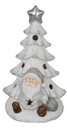 Albero led con babbo natale nci-3800 cm. 24 x 21,5 h 42