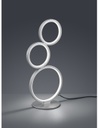 Lampada da Tavolo Rondo 3 Anelli Led Argento Trio Lighting