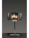 Lampada da Tavolo Vapore Vetro Cromo E Pendenti Ø28 cm Trio Lighting