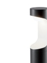 Lampada da esterno in alluminio pressofuso con diffusore opalino - 9W - 1155 lumen - Classe E - 4000°K grafite