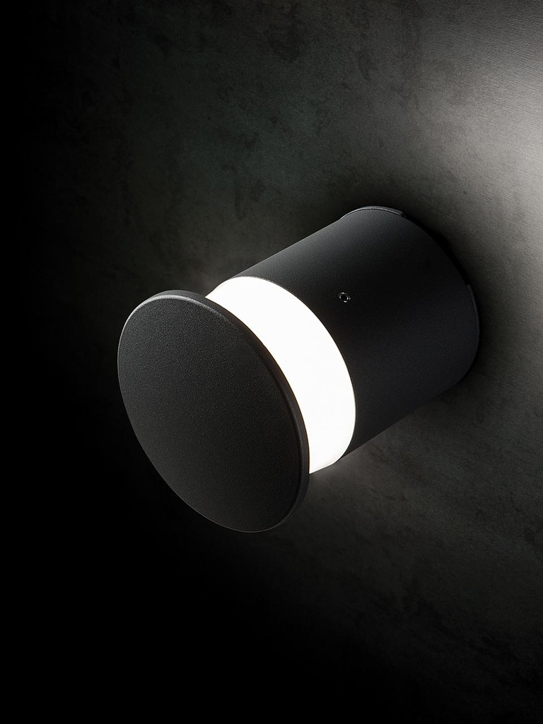 Lampada da esterno in alluminio pressofuso con diffusore opalino - 9W, 920 lumen, 4000°K caffe'