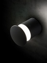 Lampada da esterno in alluminio pressofuso con diffusore opalino - 9W, 920 lumen, 4000°K caffe'