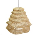 Lampadario rattan naturale con attacco cmø55
