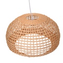 Lampadario rattan naturale con attaccocm ø50h30