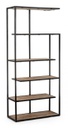Libreria 5 piani in metallo stile industriale