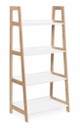 Libreria in legno di bamboo quattro ripiani BROOKLYN 62x38x h130 cm
