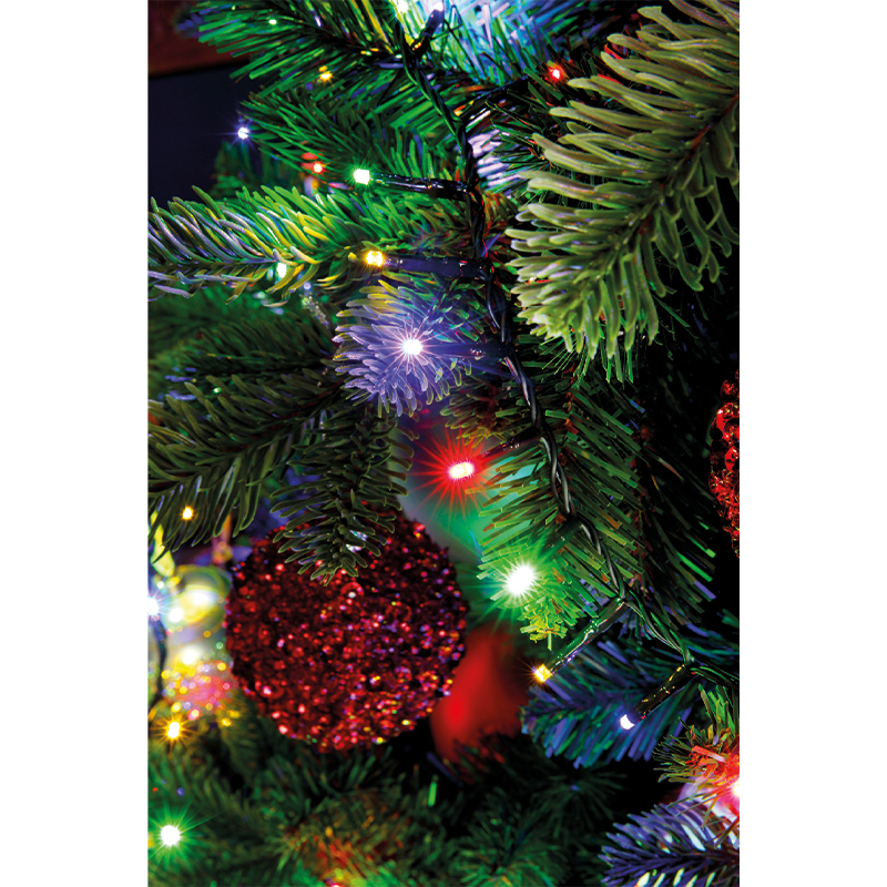 Luci di Natale Compact 500 led 11 metri multicolor