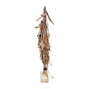 Albero tessuto rattan innevato cm30x6h65