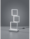 Lumetto Lampada Da Tavolo Led Sorrento 3 Quadrati H50 cm Alluminio Trio Lighting