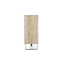 Madia 2 ante 3 cassetti colorati rovere grigio 160x35xh.86 cm EFFEZ