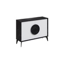 Madia Gora 110x35.6x82 cm Struttura Bendir e Ante Bianco