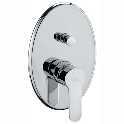Miscelatore Monoc. Incasso Doccia Con Deviatore Linea Blu