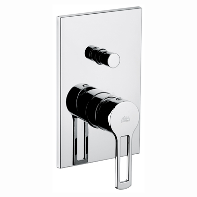 Miscelatore incasso doccia con deviatore linea Ringo cromo