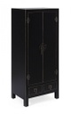 Mobile 2 ante - 2 cassetti pechino nero in legno stile design