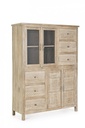 Mobile 4 ante 6 cassetti Mayra in legno naturale