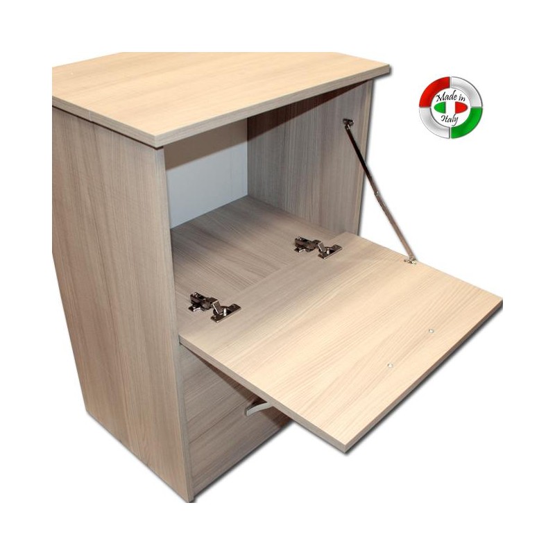 Mobile asse stiro Olmo in legno nobilitato con 3 cassetti cm 44x57xH.89 Iperbriko