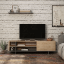 Mobile porta TV Stockton rovere antracite EFFEZ