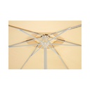 Ombrellone Delfi Beige diametro 270xh240 cm