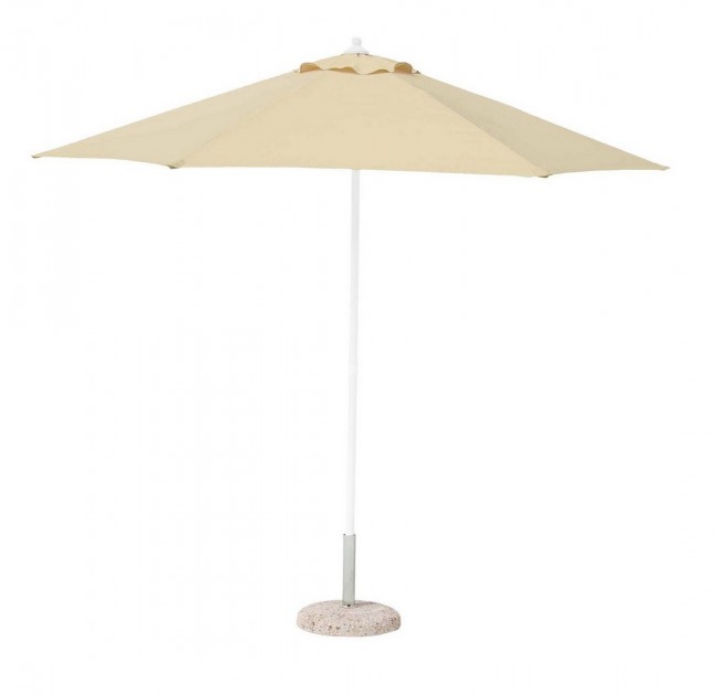 Ombrellone Delfi Beige diametro 270xh240 cm