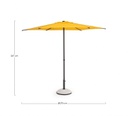 Ombrellone Samba C-Snodo 2.7M Antr-Mimos