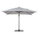 Ombrellone a braccio in alluminio grigio chiaro LED Ines 3x3 cm (copia)
