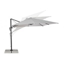 Ombrellone a braccio in alluminio grigio chiaro LED Ines 3x3 cm (copia)
