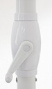 Ombrellone alluminio bianco grigio chiaro Alghero