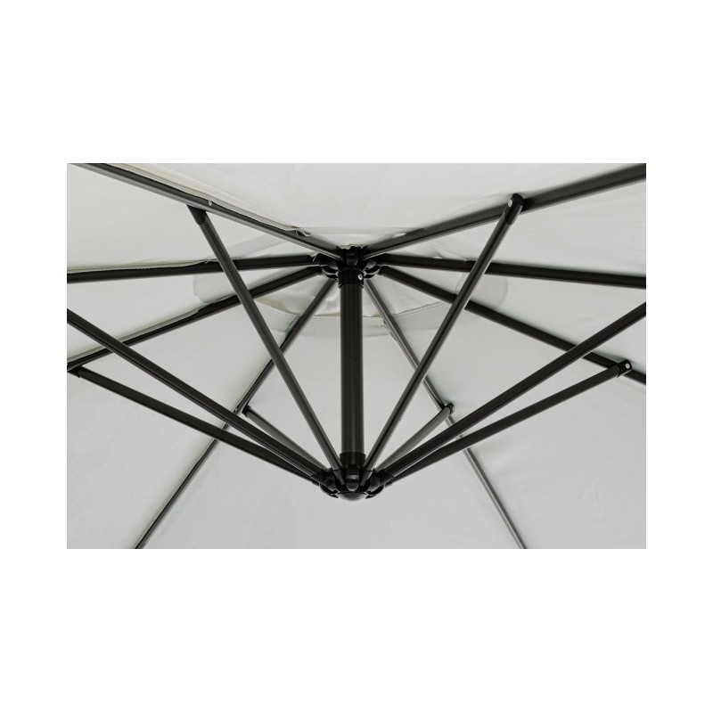 Ombrellone da giardino con braccio a 360°Texas cm 300x h260 Antracite-Natural iperbriko