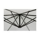 Ombrellone da giardino con braccio a 360°Texas cm 300x h260 Antracite-Natural iperbriko