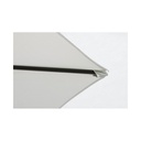 Ombrellone da giardino con braccio a 360°Texas cm 300x h260 Antracite-Natural iperbriko