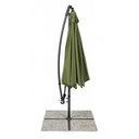 Ombrellone da giardino con braccio a 360°Texas cm 300x h260 Antracite-Olive