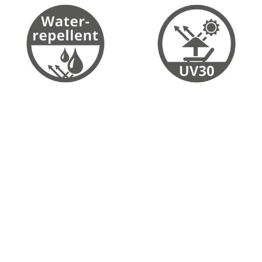 Ombrellone in poliestere idrorepellente da esterno terra 216h cm
