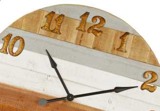 Orologio legno bicolore ea-6422 Ø cm. 91