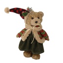 Orso tessuto verde cm17x11h30