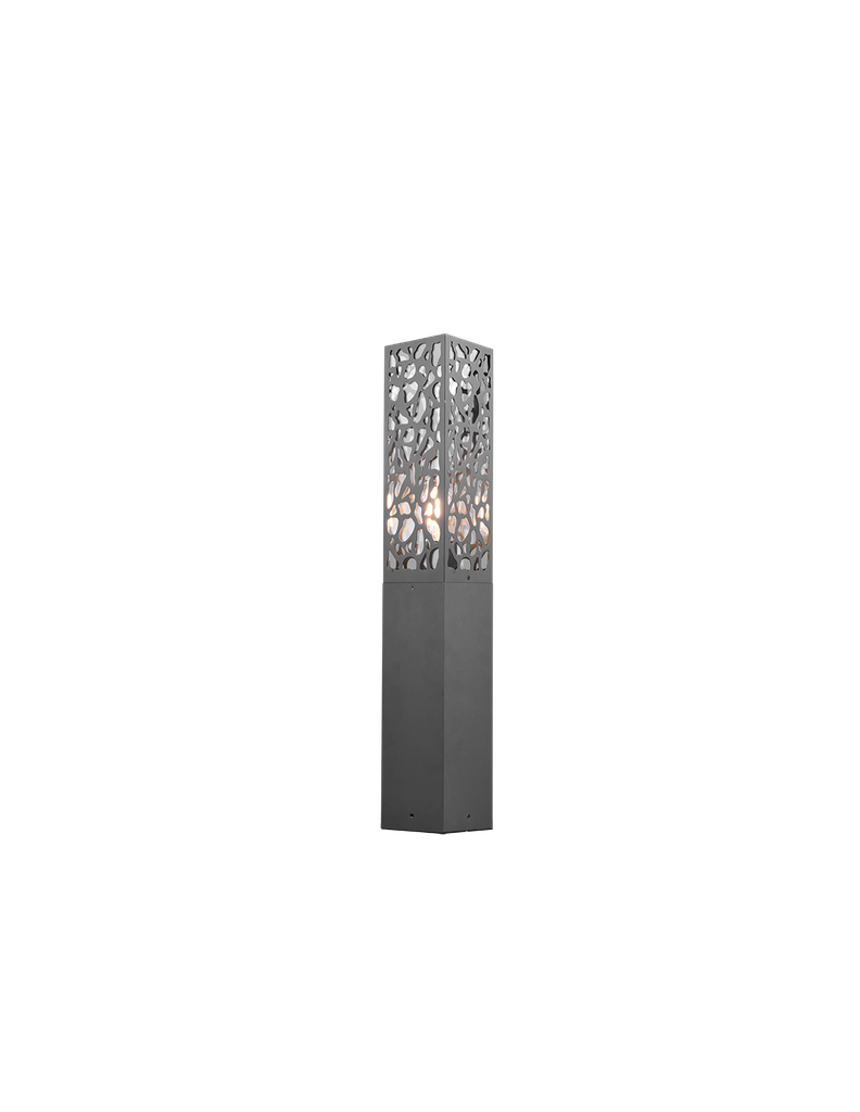 Paletto Da Esterno Cooper Antracite IP44 Trio H60 cm Lighting