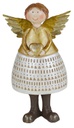 Angelo medio oro con cuore nbu-0202 altezza cm. 21