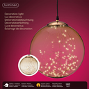 Pallina di Natale decorata con 140 led Ø30 cm