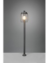 Palo Da Esterno Tuela Diffusore Gabbia Metallica Antracite IP44 Trio Lighting