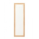 Pannello appendiabiti Wien 43 da ingresso rovere bianco