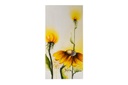 Pannello decorativo con finitura in legno giallo 60x120x4 cm 