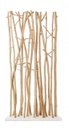 Paravento Aili in legno naturale 100x18,5x180h cm