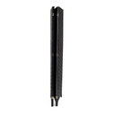 Paravento poliestere 3 ante nero cm 40h175